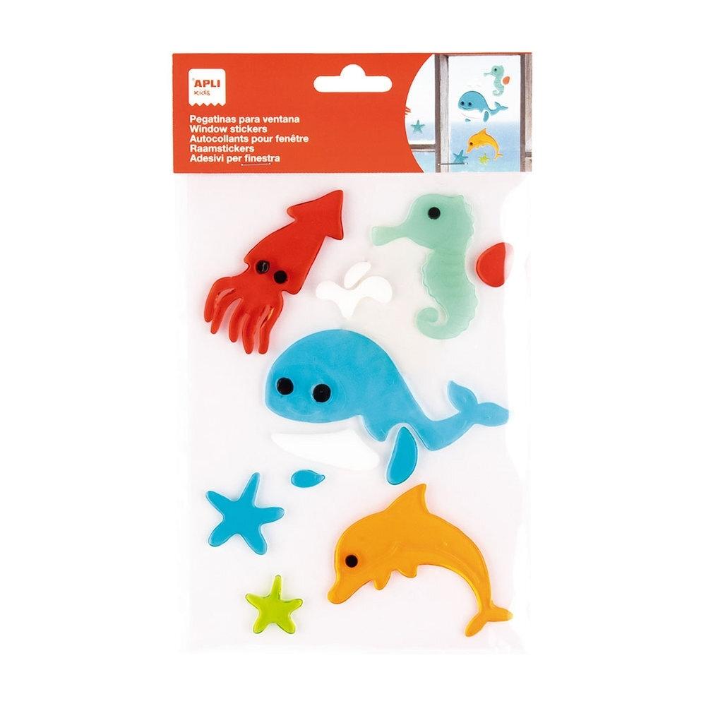 Etiquetas Jelly Gel Apli 20852 para ventanas Mar