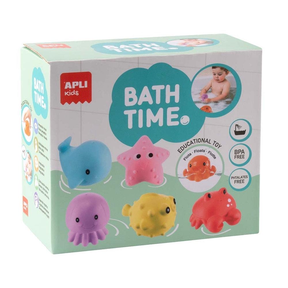 Juego Apli 20673 Bath Time Animales sensoriales 6 unidades