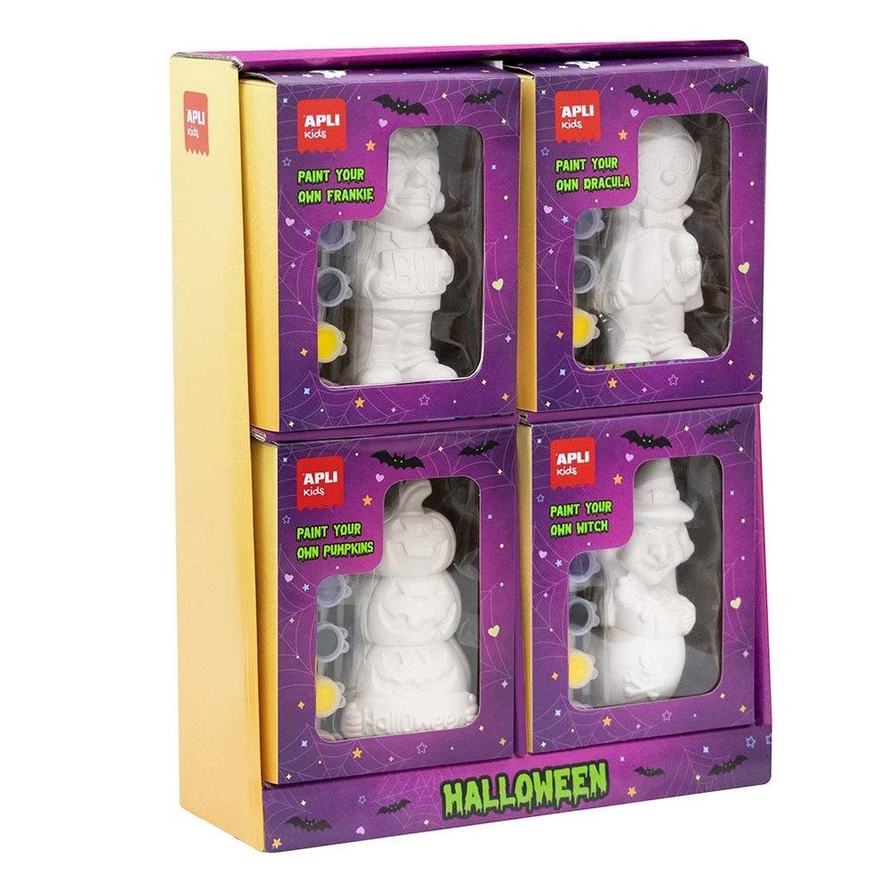 DISPLAY FIGURAS PINTAR HALLOWEEN 4U 20784 APLI