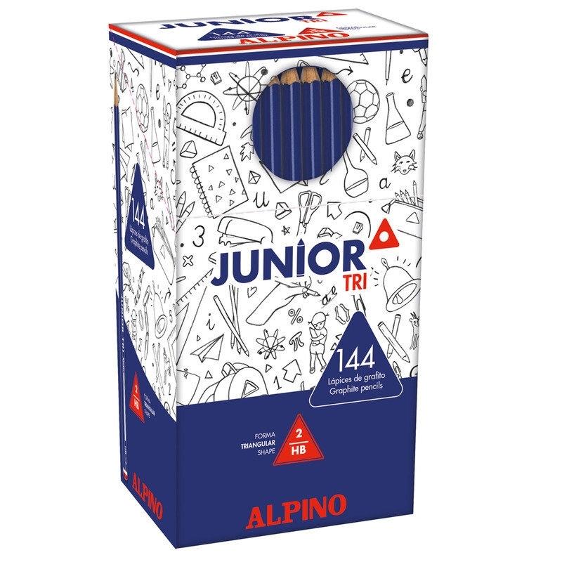 Lapiz Grafito Alpino Economy pack Junior Tri  (144 unid) JU000015
