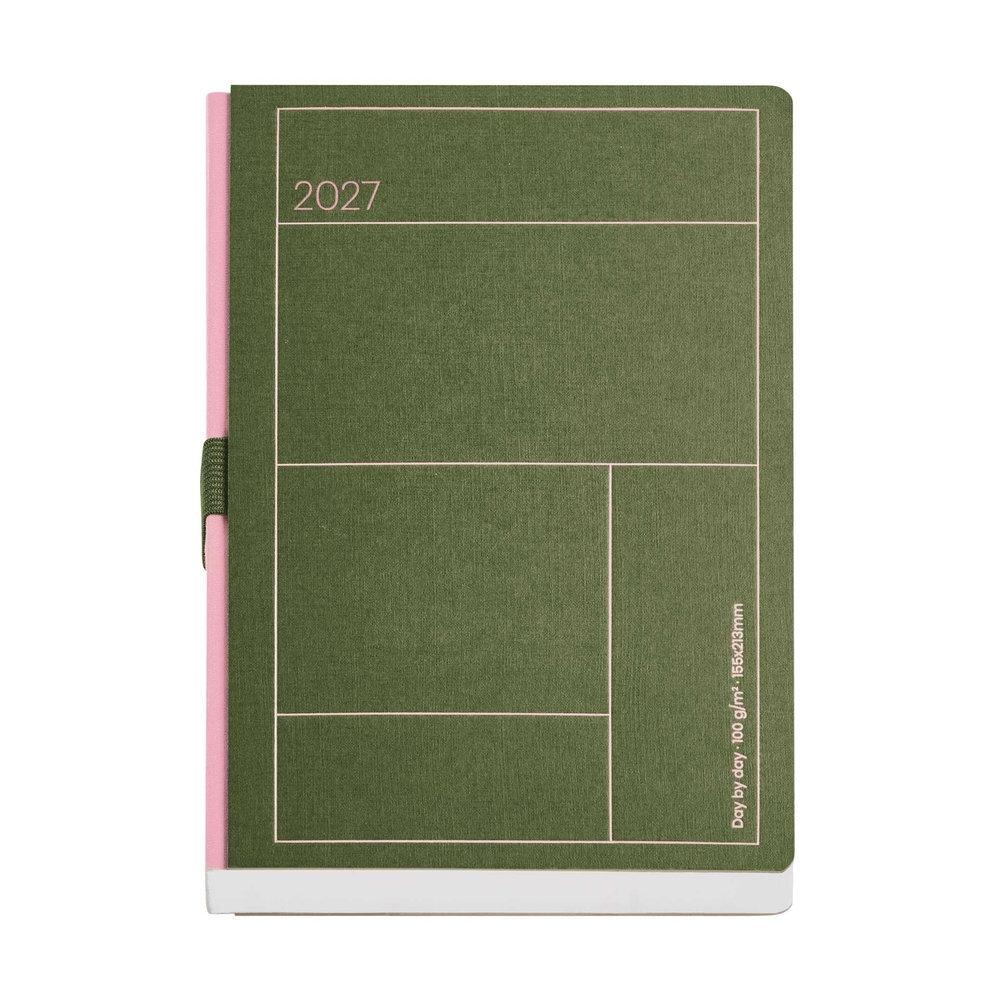 Agenda Miquelrius Anual 2027 155x213 Semana vista Plus Lineas Verde MR22790