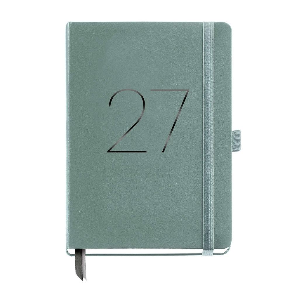 Agenda Miquelrius Anual 2027 155x213 Semana vista Plus Chester Rigido Verde MR25229
