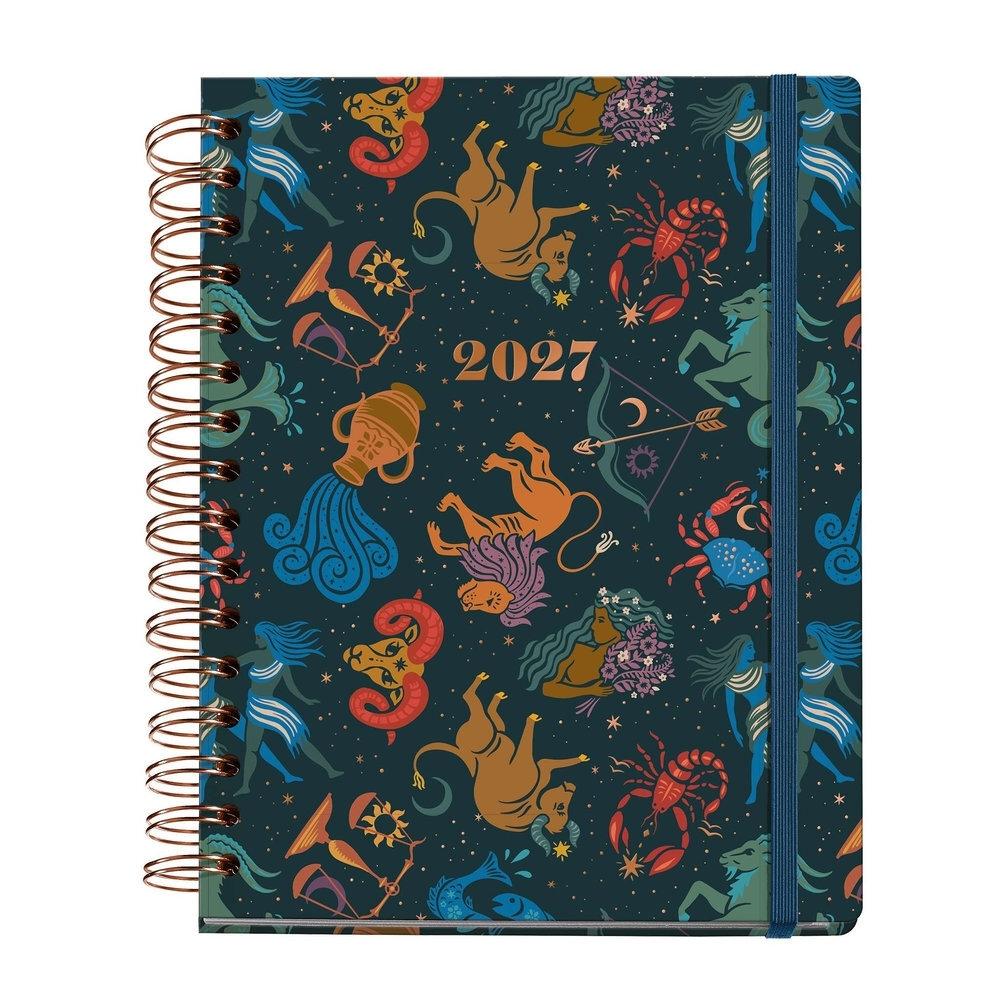 Agenda Miquelrius Anual 2027 160x218 Semana vista Amy Suther Wire Zodiac MR34825