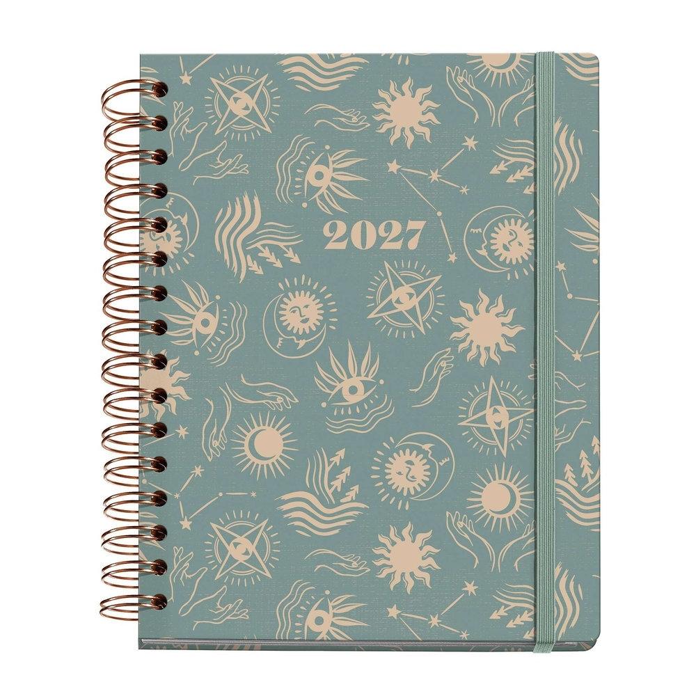 Agenda Miquelrius Anual 2027 160x218 Dia pagina Amy Suther Wire Buena fortuna MR34830