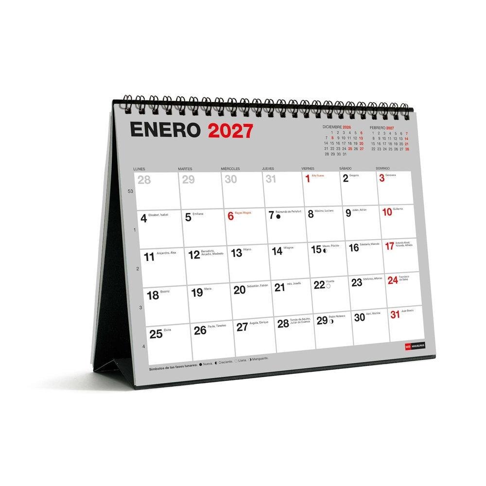Calendario anual Miquelrius 2027 MR28426 Mesa para escribir 250x200 Basic
