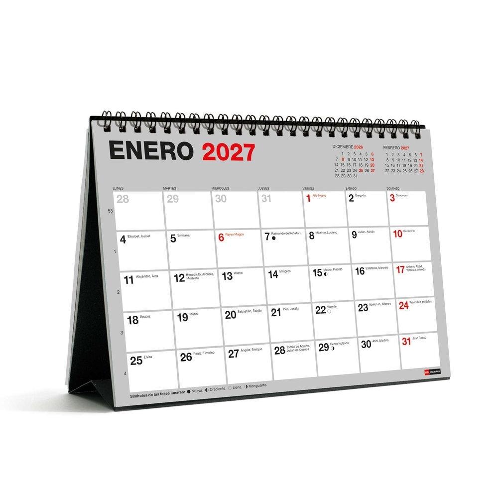 Calendario anual Miquelrius 2027 MR28427 Mesa para escribir A5 210x149 Basic