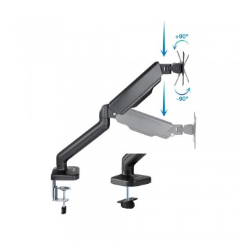 Soporte de Mesa brazo monitor TOOQ DB5032TNR-B Contrapeso Giratorio e Inclinable para Monitor 17-32(VESA 75x75 y 100x100, 9 kg)