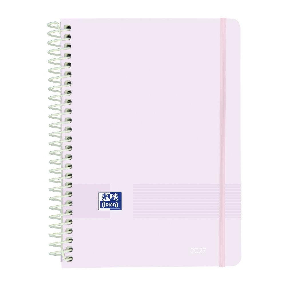 Agenda anual 2027 Oxford A5 Live&Go Semana vista Malva 400214898