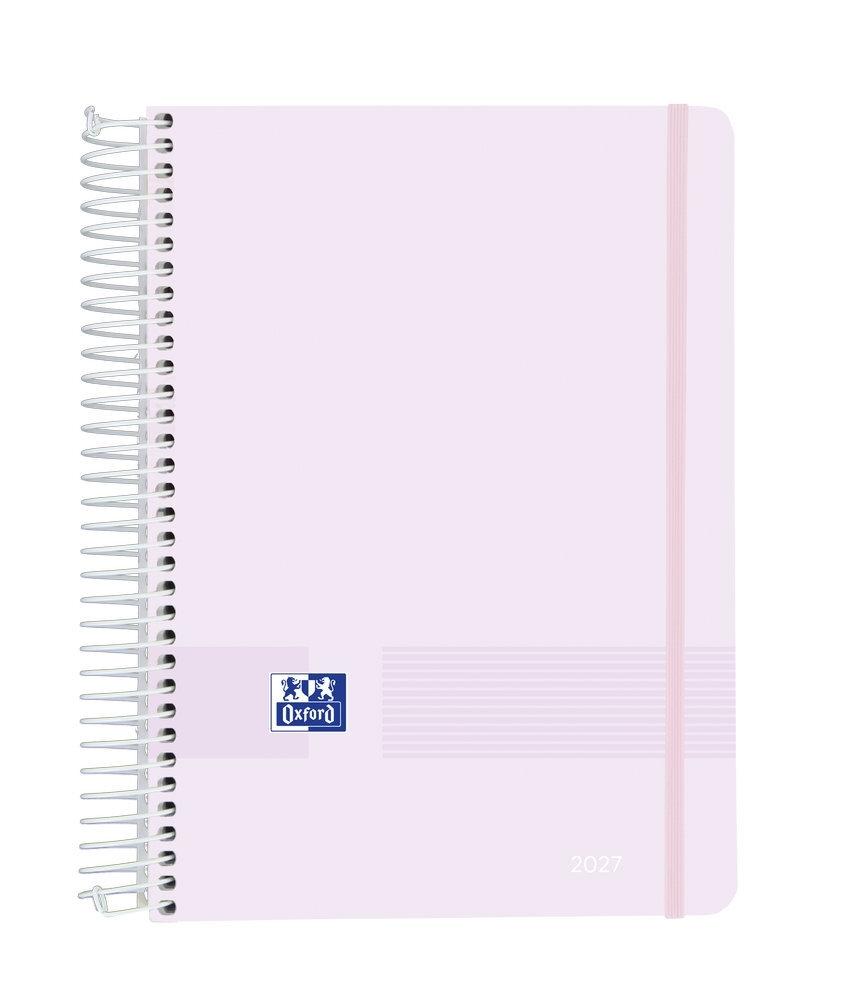 Agenda anual 2027 Oxford A5 Live&Go Dia pagina Malva 400214894