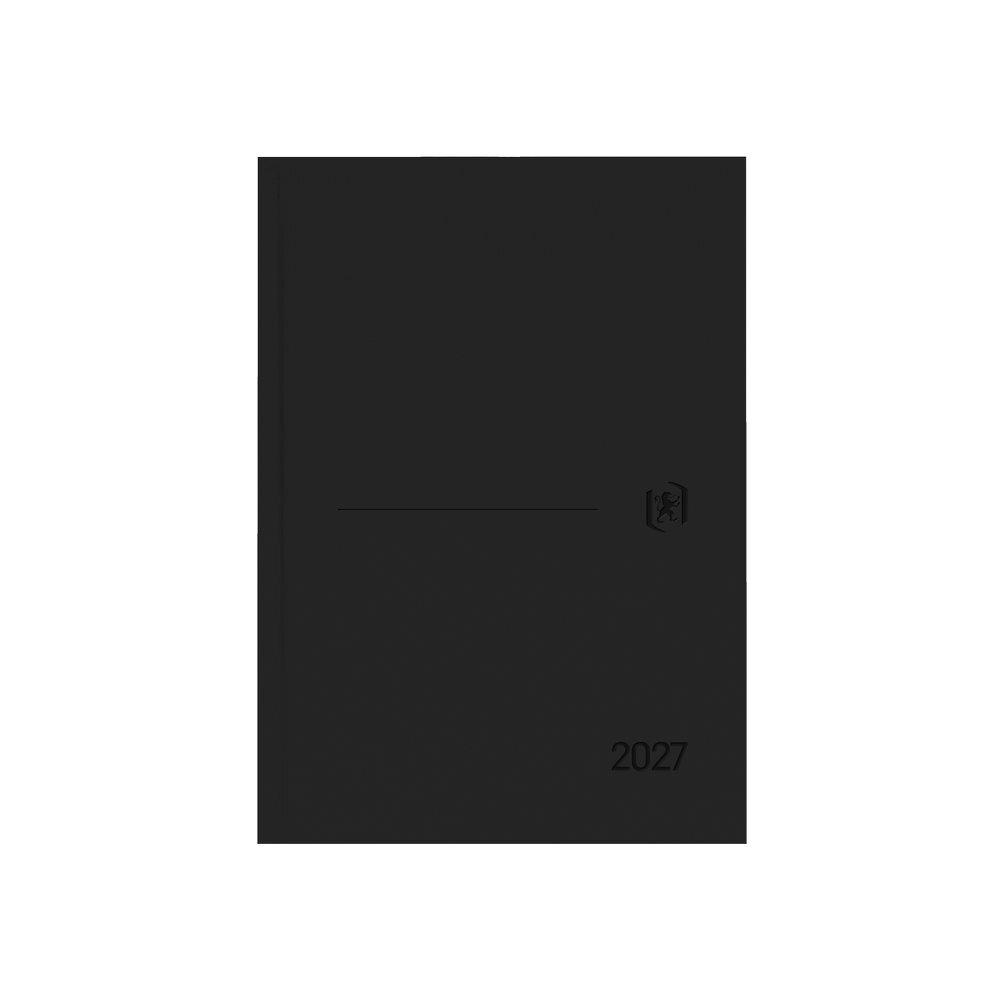 Agenda anual 2027 Oxford A5 Minimal Semana vista Negro 400214793