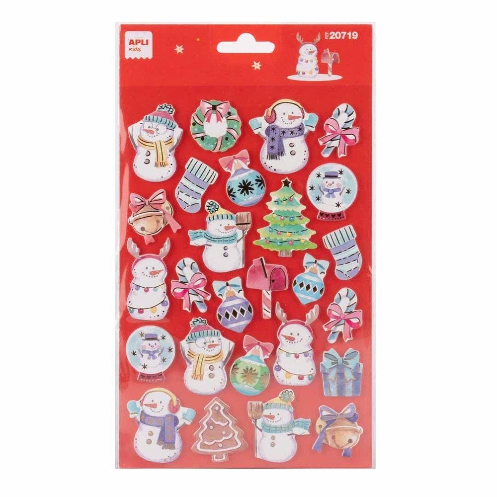 Pegatinas Xmas foam 20719 Apli