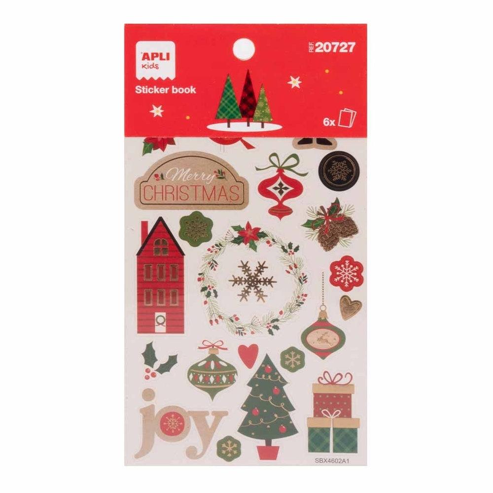 Libreta pequeña de stickers Xmas 20727 Apli