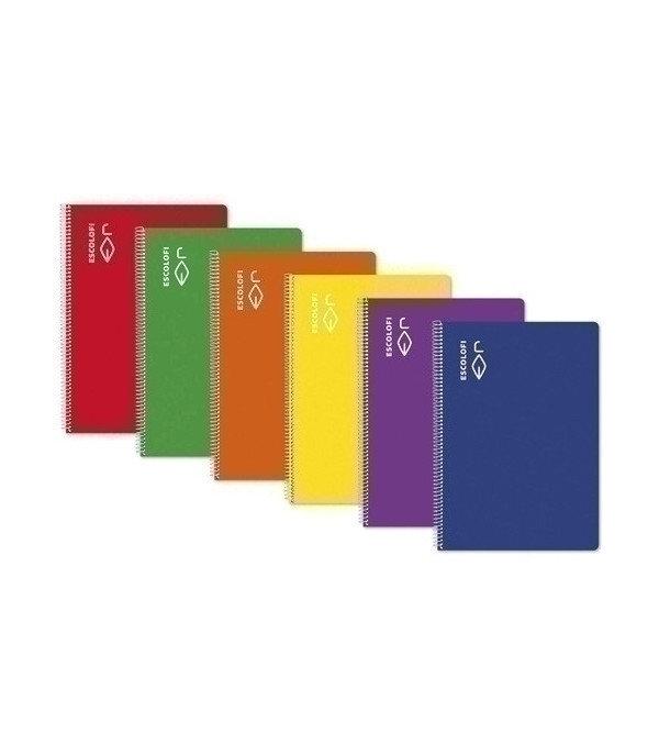 Bloc espiral Escolofi 180946505 azul folio 50/70 milimetrado 3x3x16