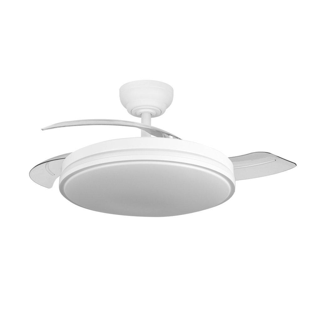 Ventilador de techo con luz Yatek Rubia Blanco 60W silencioso EL01005