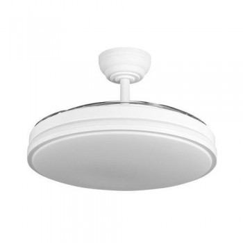 Ventilador de techo con luz Yatek Rubia Blanco 60W silencioso EL01005