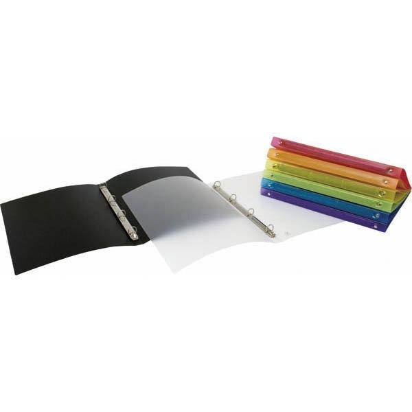 Carpeta Grafoplas polipropileno 4 anillas 16mm folio negro 77999810