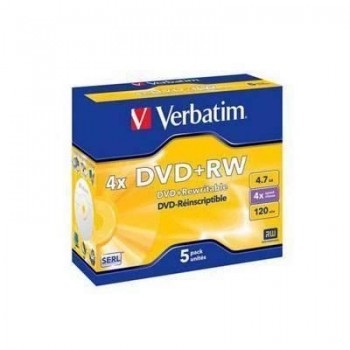 C.5 DVD+RW Verbatim 4x regrabable