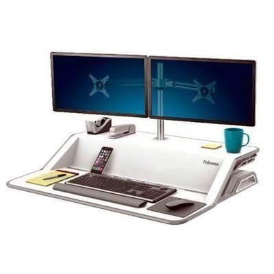 Brazo accesorio para estación de trabajo Fellowes Sit Stand Lotus doble 8042901