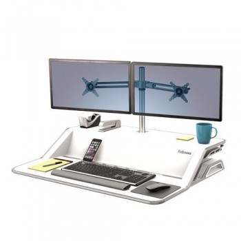 Brazo accesorio para estación de trabajo Fellowes Sit Stand Lotus doble 8042901