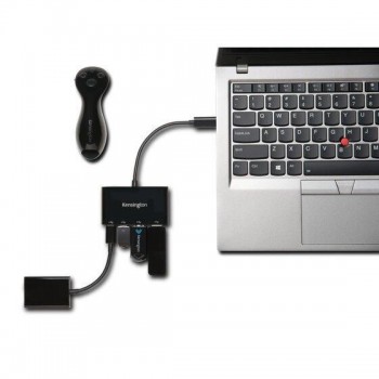 Hub Kesington 4 Puertos USB-C K39124EU
