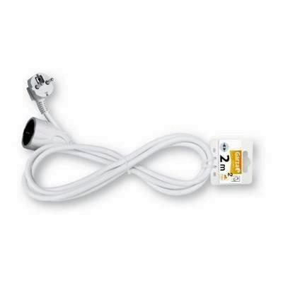 Cable alargador Garza 430004 2 metros blanco