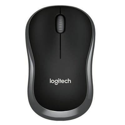 RATÓN LOGITECH M185 INALÁMBRICO ÓPTICO NEGRO