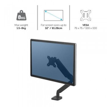 Brazo monitor Fellowes Platinum Series blanco 8056201