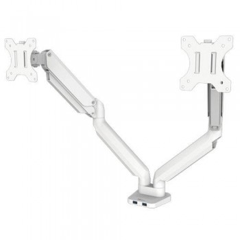 Brazo monitor doble Fellowes Platinum Series blanco 8056301