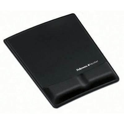 Reposamuñecas ratón Fellowes Health-VTM gel canal ergonómico negro 9182301