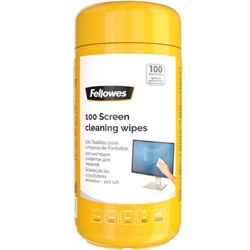 Toallitas Fellowes limpia pantallas c/100 unidades 9970330