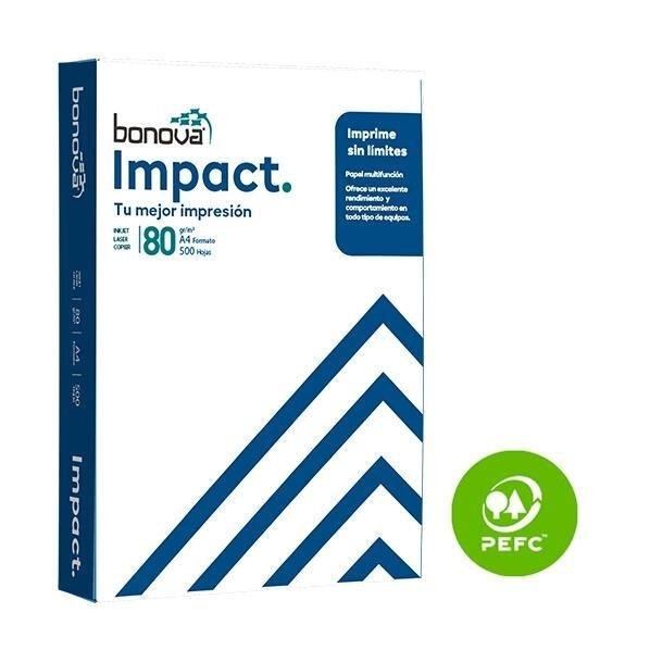 Papel A4 Bonova Impact 80 Gramos 500 Hojas