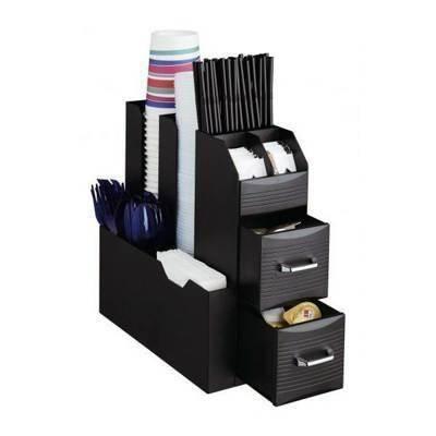 Organizador A.2000 2 cajones y compartimentos cápsulas de café CD901 NE