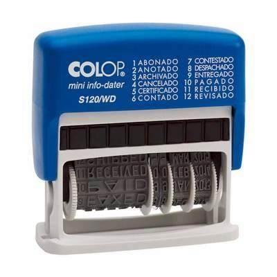 Formulario Colop S-120WD C/Fechador