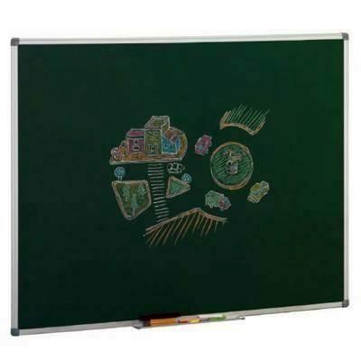 Pizarra verde marco de aluminio 122x200 11V-5