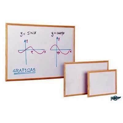 Pizarra Blanca Madera 30x40 Economica 502-1