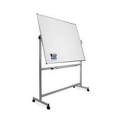 Pizarra volteable acero vitrificado volteable 120X200cm blanca