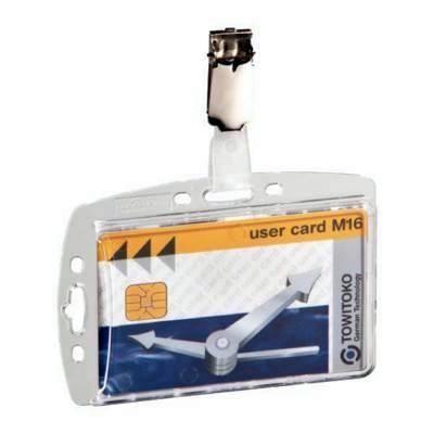 Portacarnet Durable identificador pinza c/25 8005-19 85x54