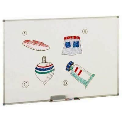 Pizarra blanca marco aluminio 120x200 800-5T basic