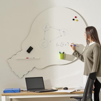 Pizarra Azul ROCADA RD-6460-630   SkinSHAPE IDEA 75x115 cm Magnética y Sin Marco