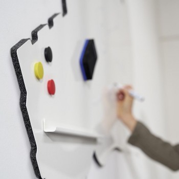 Pizarra Azul ROCADA RD-6460-630   SkinSHAPE IDEA 75x115 cm Magnética y Sin Marco