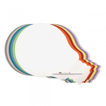 Pizarra Azul ROCADA RD-6460-630   SkinSHAPE IDEA 75x115 cm Magnética y Sin Marco