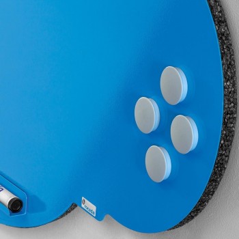 Pizarra Rocada para rotulador lacada Skin Shape Cloud 75x115 6450-630 nube azul