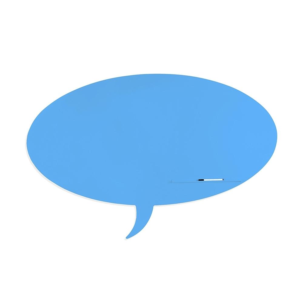 Pizarra Azul ROCADA RD-6440-630   SkinSHAPE TALK 75x115 cm Magnética y Sin Marco