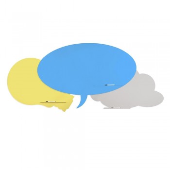 Pizarra Azul ROCADA RD-6440-630   SkinSHAPE TALK 75x115 cm Magnética y Sin Marco