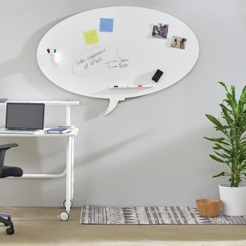 Pizarra Azul ROCADA RD-6440-630   SkinSHAPE TALK 75x115 cm Magnética y Sin Marco