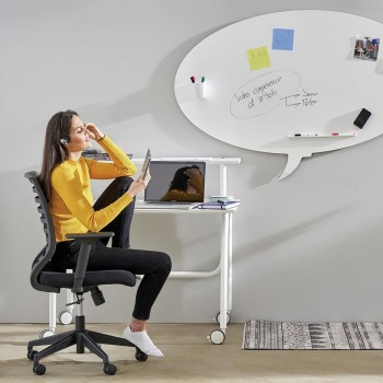 Pizarra Azul ROCADA RD-6440-630   SkinSHAPE TALK 75x115 cm Magnética y Sin Marco