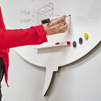 Pizarra Azul ROCADA RD-6440-630   SkinSHAPE TALK 75x115 cm Magnética y Sin Marco