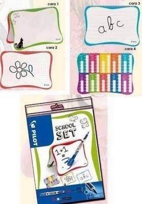 Set pizarra blanca Pilot A4 + rotuladores negro y azul