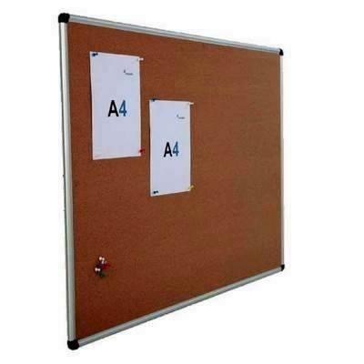 Tablero Rocada superficie de corcho marco de aluminio