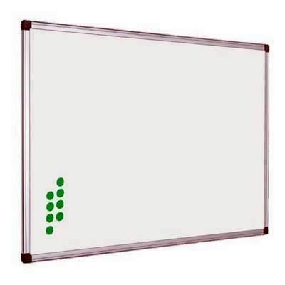 Pizarra Rocada con superficie lacada 100x200cm blanco